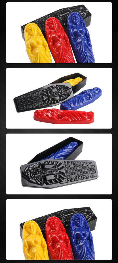 Mummy Prediction Magic Tricks Plastic Egyptian Mummy Mystery Box Close Up Magic Props Show Party Magic Toys Accessories