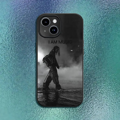 I AM MUSIC Playboi C-Carti Phone Case For IPhone 11 12 13 14 15 16Pro Max Plus Classic Black Soft Shell