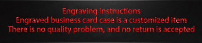 Luxury Wallet PU Leather Business ID Credit Card Holder For Women Men Fashion Brand Metal Aluminum Card Case