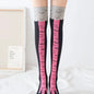 Men Funny 3D Chicken Socks Print Cartoon Cosplay High Flexibility Thigh High Sock Cotton Fashion Thin Toe Feet