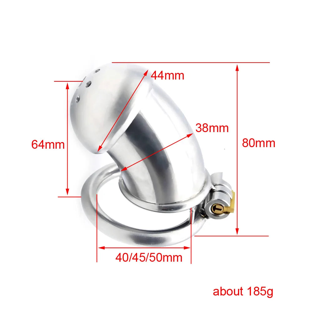 New Male Chastity Device Cock Cage Real Stainless steel chastity Belt Penis cage Drop shipping