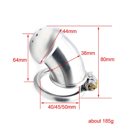 New Male Chastity Device Cock Cage Real Stainless steel chastity Belt Penis cage Drop shipping
