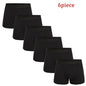 6pcs Pack Black Boxer Shorts Men Underpants Soft Breathable Male Underwear Men Leisure Boxer Briefs 2026 Panties