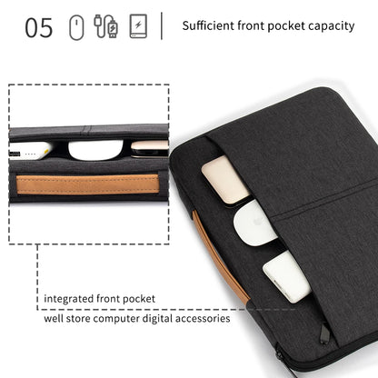 Laptop Sleeve Bag 14 15.6 Inch Notebook Pouch For Macbook HP Dell Acer Shockproof Computer Briefcase Travel Business Men Case