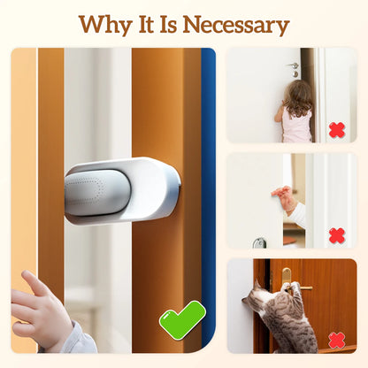 Baby Safety Door Stopper Chlidproof Door Guard, Finger Pinch Guard