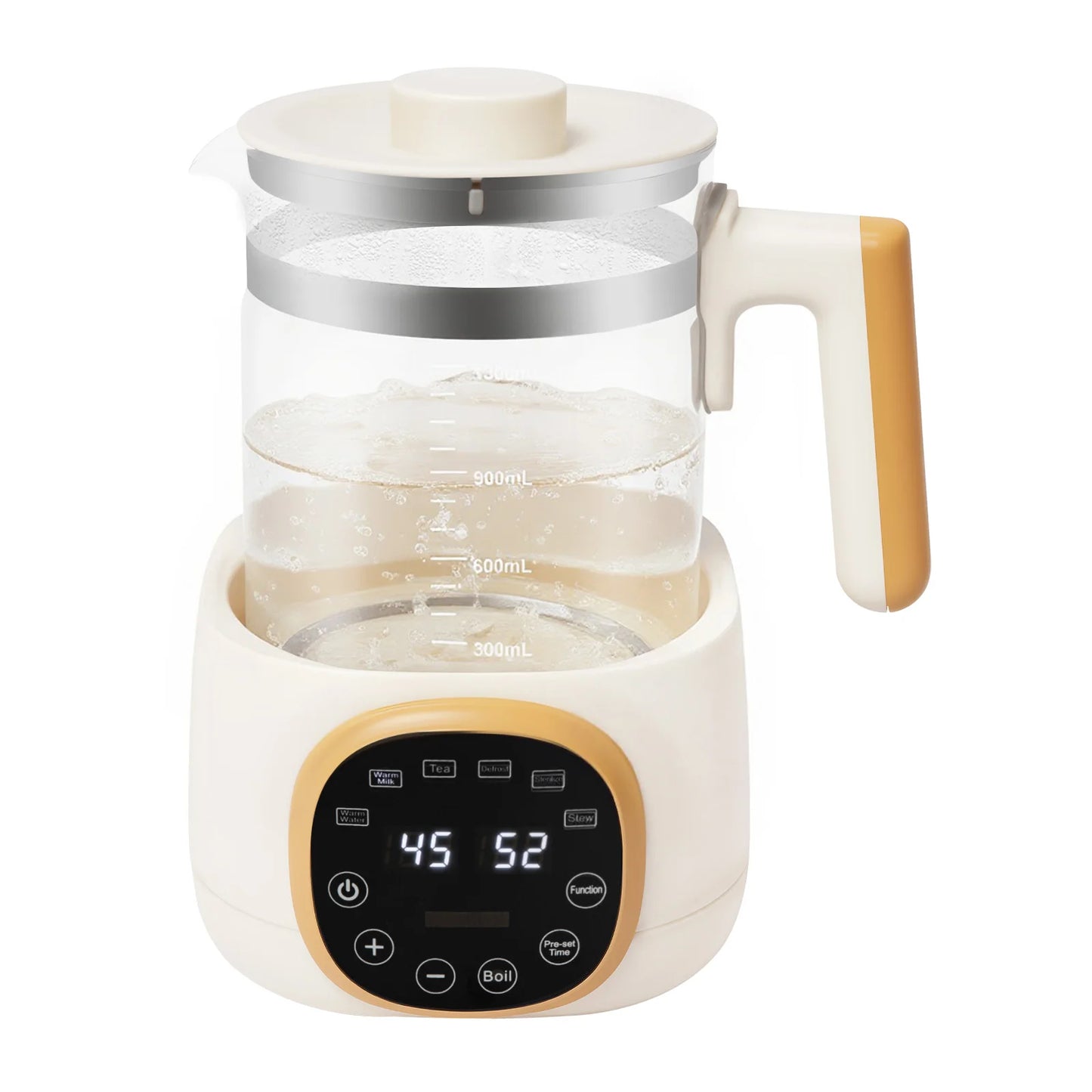 1.3L Baby Bottle Warmer 72H Constant Temperature & 5Min Memory Fast Heating & 45dB Quiet for Milk Formula & Food
