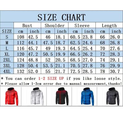 Men's Zip Up Hoodie Pocket Polka Pot Print Hooded Sweatshirt Sport Outdoor Casual Slim Fit Men Spring AutumnZipper Hoodie