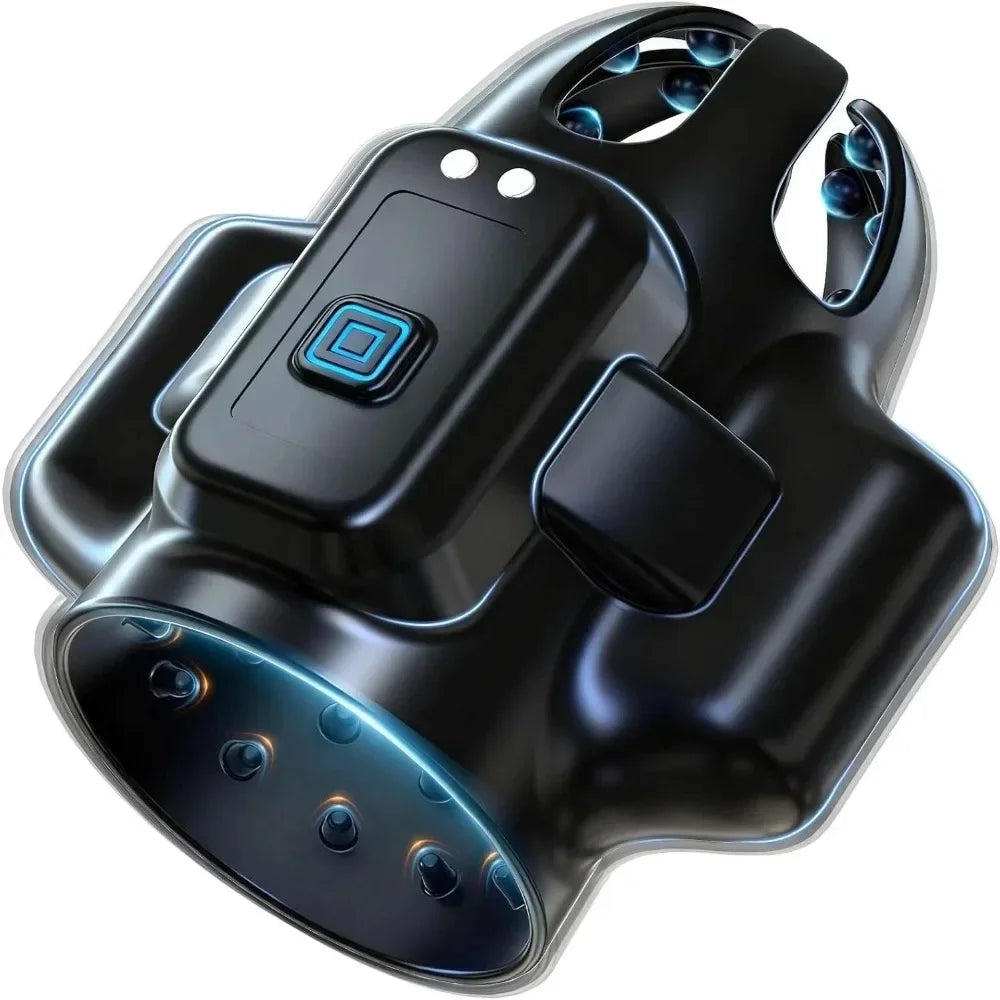 4-in-1 Male Vibrator adult sex toys Glans trainer Penis exerciser with 2 Motors, 10000 RPM, 10 Modes and Magnetic Charging