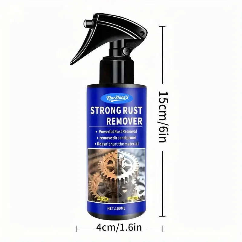 1/3 Pcs 100ml Car Rust Remover Spray Clean Metal Iron Quickly Auto Exhaust Pipe Rust Derusting Spray Auto Stain Removal Agent