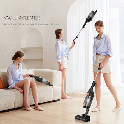 Sejoy 110/220v Corded Vacuum Cleaners 15Kpa Powerful Suction 600W Motor Stick Handheld Vacuum Cleaner for Home Pet Hair Carpet