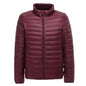 Men's Lightweight Water-Resistant Packable Puffer Jacket 2023 New Arrivals Autumn Winter Male Fashion Stand Collar Down Coats
