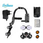 2.5X 3.5X Binocular Dental Loupe Magnification Headlamp with Single Battery Surgical LED Headlight for Dentist Medical Lamp