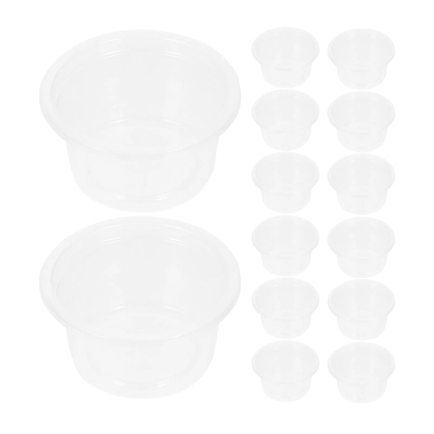 30Pcs Reptile Feeding Dishes Plastic Food Water Bowls for Small Pets Geckos Lizards Snakes Tank Supplies Accessories