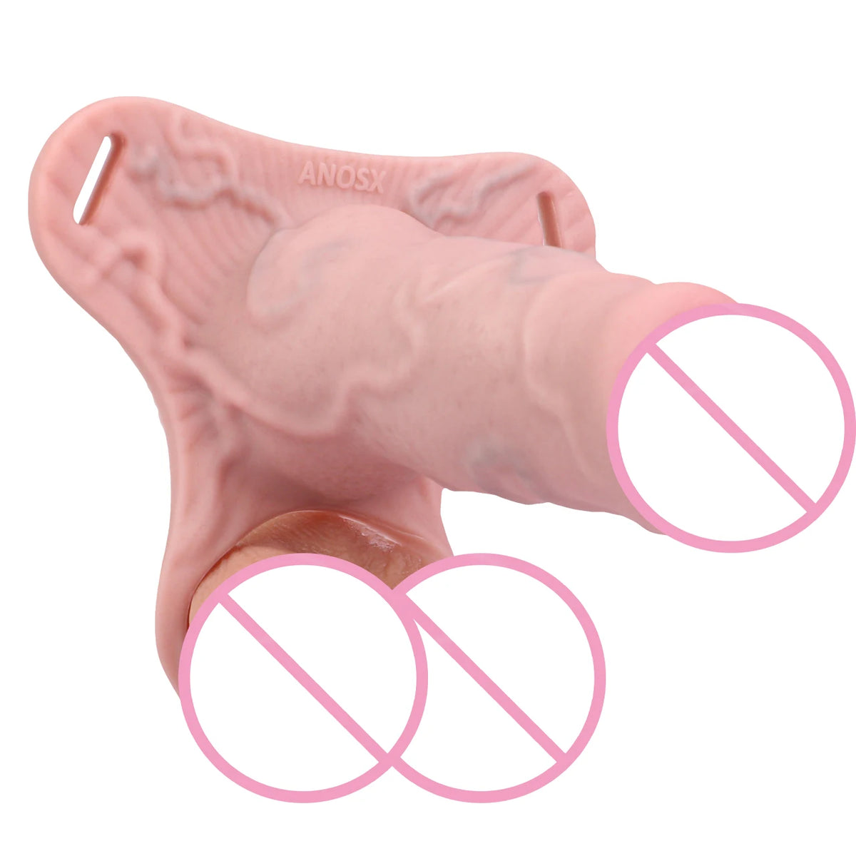ANOSX Multi-styles Penis Sleeve Realistic Dildo Sheath Silicone Male Chastity Cage With Lockable Secure Chastity Belt BDSM Toy