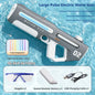 Electric Water Gun Powerful Automatic Squirt Toy Summer Beach Pool Outdoor Game Dual Mode Manual Water Blaster with LED Light