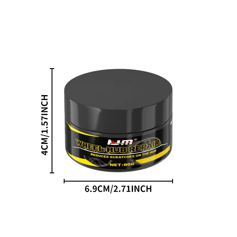 Automobile Hub Scratch Repair Paste, Aluminum Alloy Wheel Rim Chrome Restoration Agent, Tire and Hub Scratch Restoration Paint