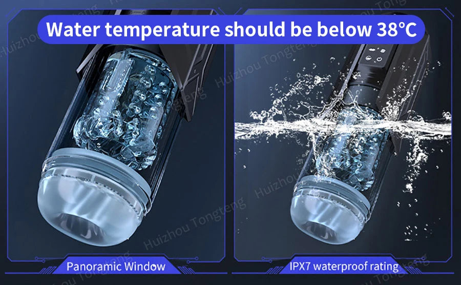 Automatic Male Masturbator Penis Pump Sucking Vibrating Thrusting Rotating 100% Waterproof Blowjob Adult Sex Toy Stroker For Men