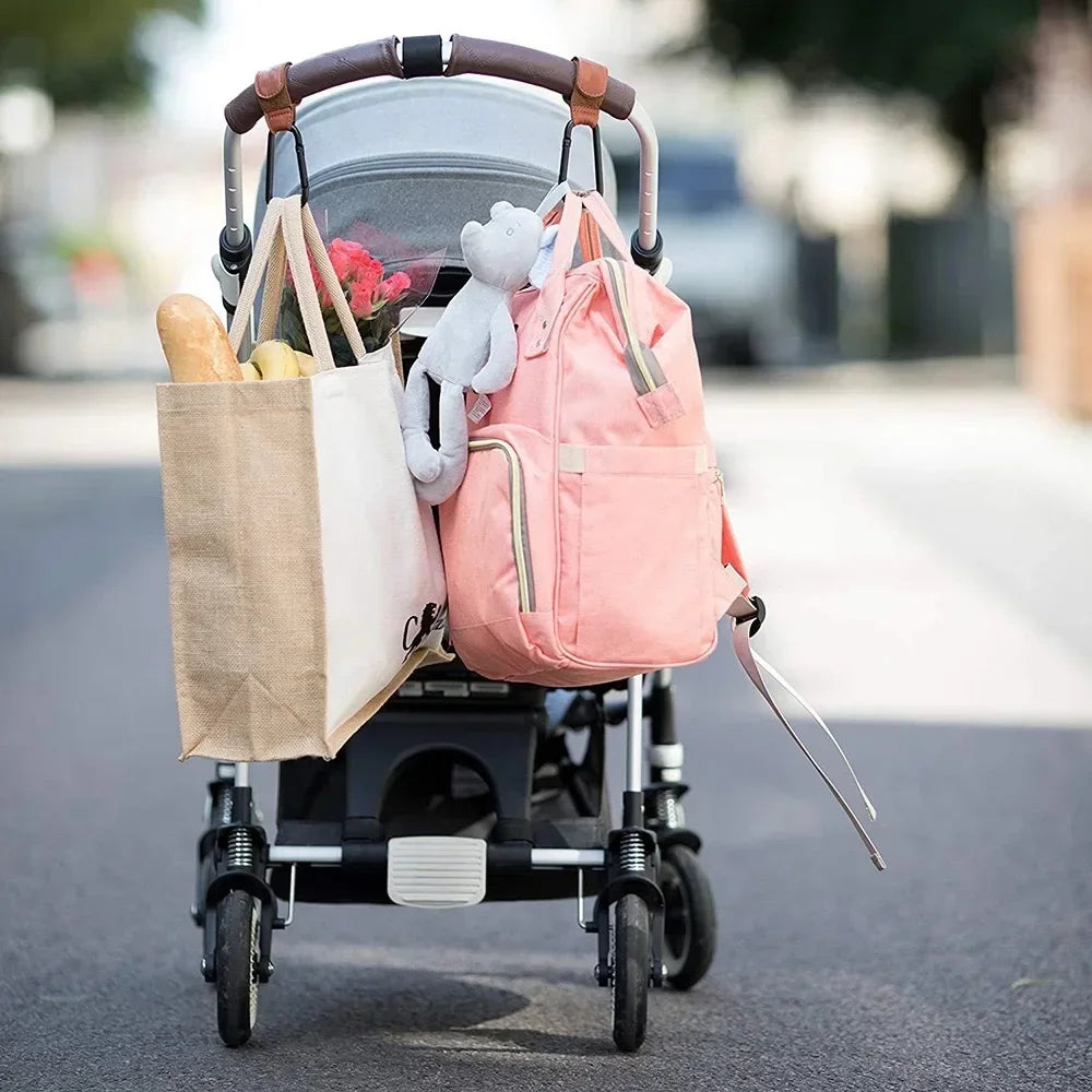 Leather Baby Bag Stroller Hook Pram Rotate 1/2pcs 360 Degree Rotatable Cart Organizer Pram Hook Stroller Accessories