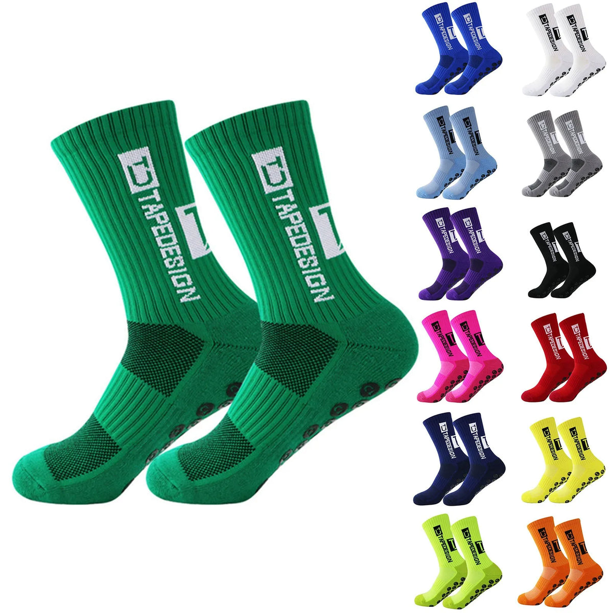 1 pair of professional football socks,Thick Towel Bottom Suppresses Odor Glue To Prevent Sliding Soccer Socks,grip sports socks