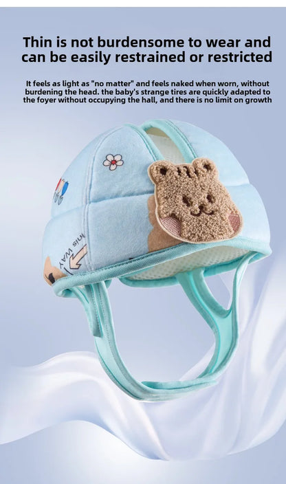 1-3T Toddler Baby Head Protector Safety Hat Cute Bear Bunny Baby  Prevent Injured Helmet  for Crawling Walking Learning Headgear