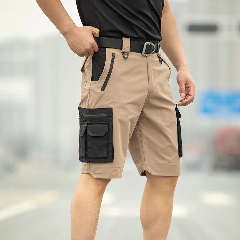 Men's Tactical Cargo Shorts Quick Dry Lightweight Multi-Pocket Military Style for Hiking Fishing Camping Work Summer Outdoor