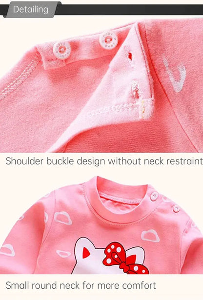 Children Sets Children's Clothing Boys Girls CottonAutumn winter Clothing Pants Sleepwear Underwear Christmas Gift Kids Clothes