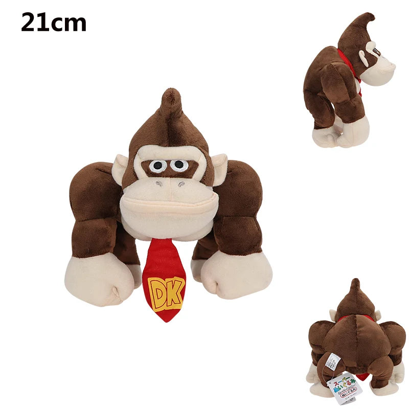 Cartoon Plush Toy Bullet Bill Shy Guy Waluigi Wario Donkey Kong King Boo Spiny Dry Bones Anime Stuffed Doll Peluche Toys Gift