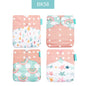 Happyflute New Desig Hot Sale 4Pcs OS Pocket Diaper Washable&Reusable Absorbent Ecological Diaper Cover Adjustable Baby Nappy