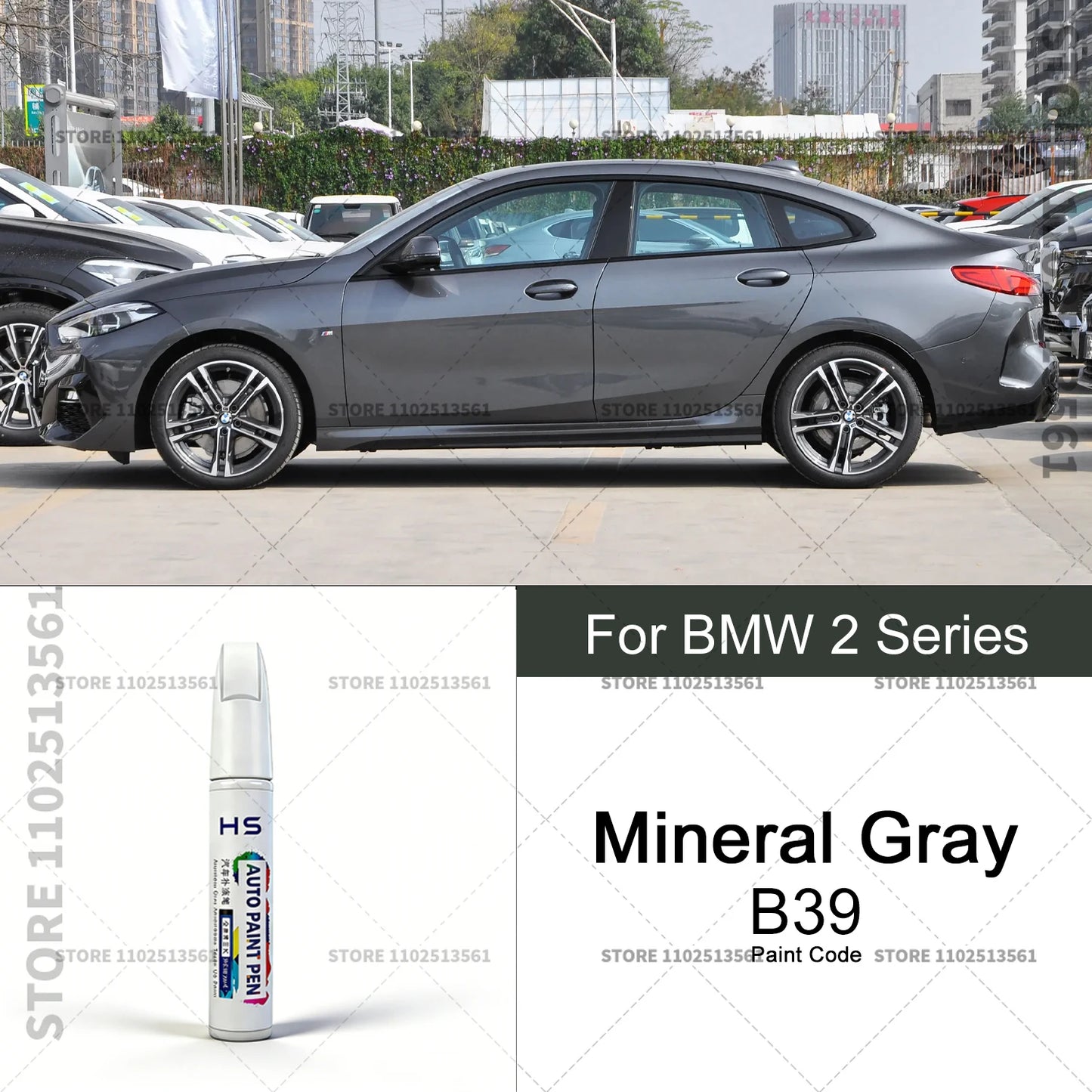 For 2014-2025 BMW 2 Series Scratch Removal and Paint Repair Pen Alpine White 300 490 Black Saphi Blue Gray  Portimao Blue