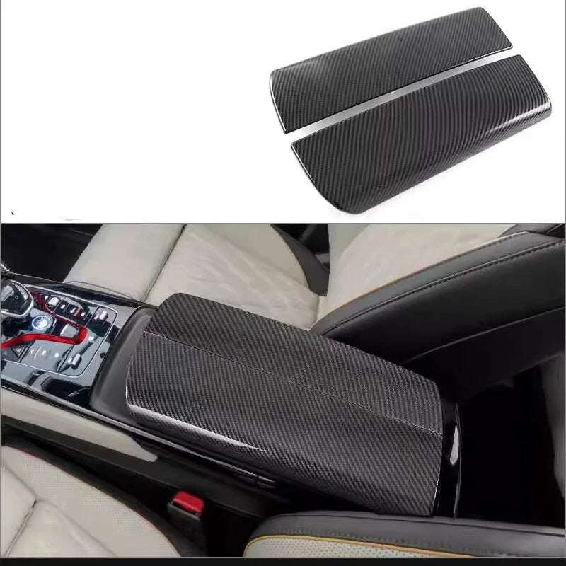LHD For BYD Tang  EV DMI 2022-2024 ABS carbon Car Style Interior Front Rear Air Vent Outlet Cover Gear Window Control Pane