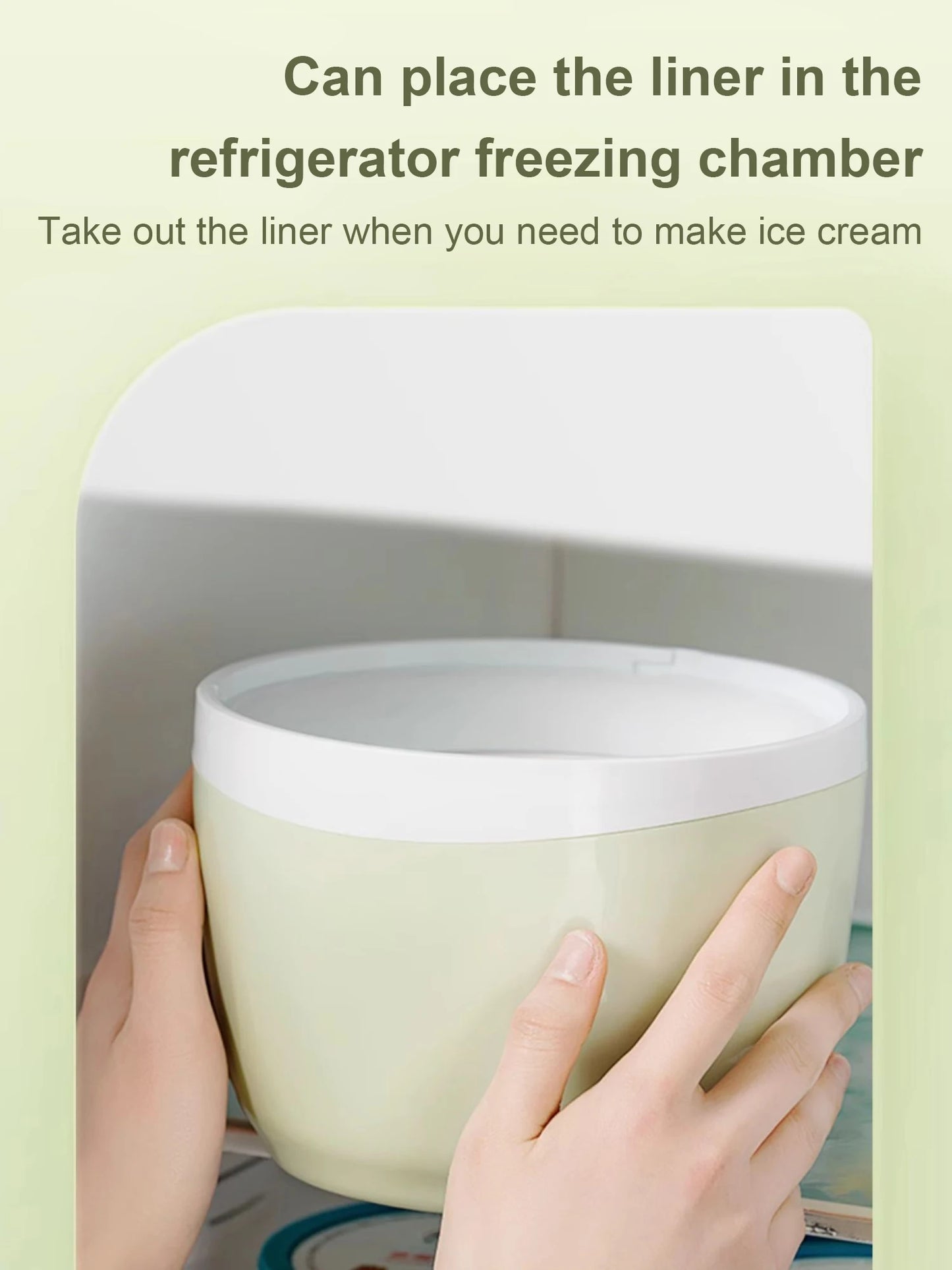 Soft Serve Ice Cream Machine Blender Automatic Snow Cone Milkshake Mixer Icecream Maker Sorbet Fruit Dessert Yogurt Freezer 1L