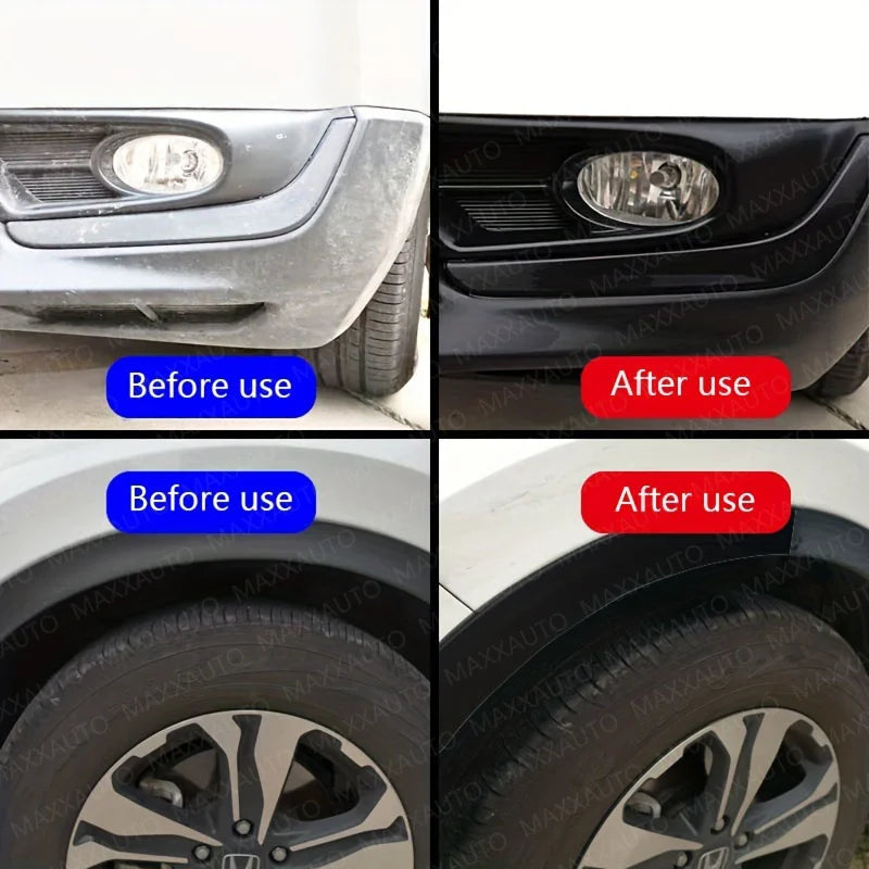 Car Interior & Exterior Scratch Remover Wax - Plastic & Leather Restorer , Tire Protectant & Yellowing Repair - Scratch Remover