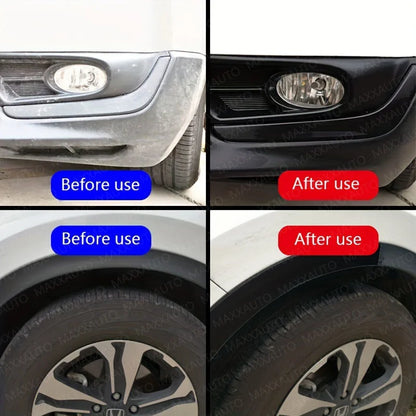 Car Interior & Exterior Scratch Remover Wax - Plastic & Leather Restorer , Tire Protectant & Yellowing Repair - Scratch Remover
