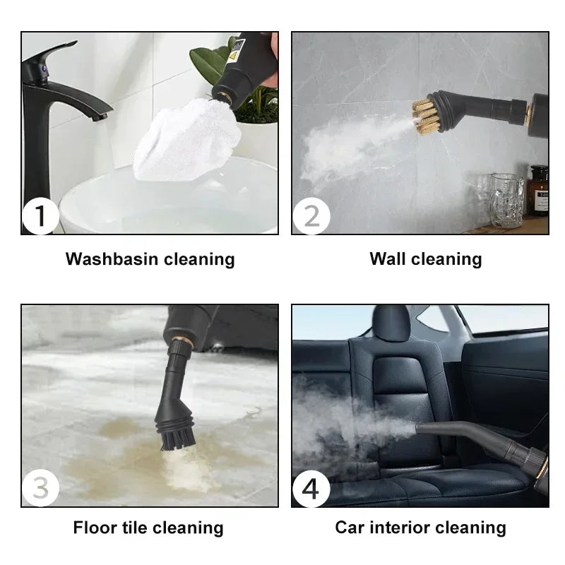 2500W High Temperature and Pressure Handheld Steam Cleaners Air Conditioner dog Hood Car Steam Clean V EU Plug