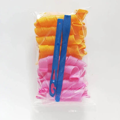 Heatless Hair Curles 10/12/18pcs No Heat Hair Rollers Volume Curles Women Hair Curlers Soft Flexirods Rolller Curling Hairs Tool