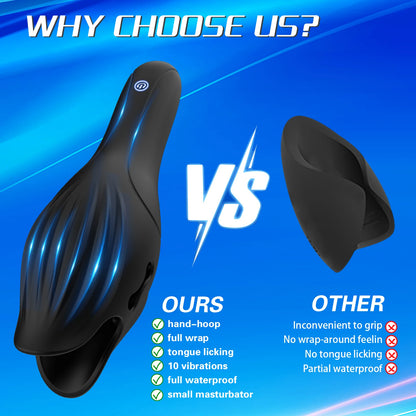 Glans Trainer for Men Powerful Vibrating Penis G Spot Masturbator Soft Fingertip Prolong Endurance Massage Vibrator Erotic Toys