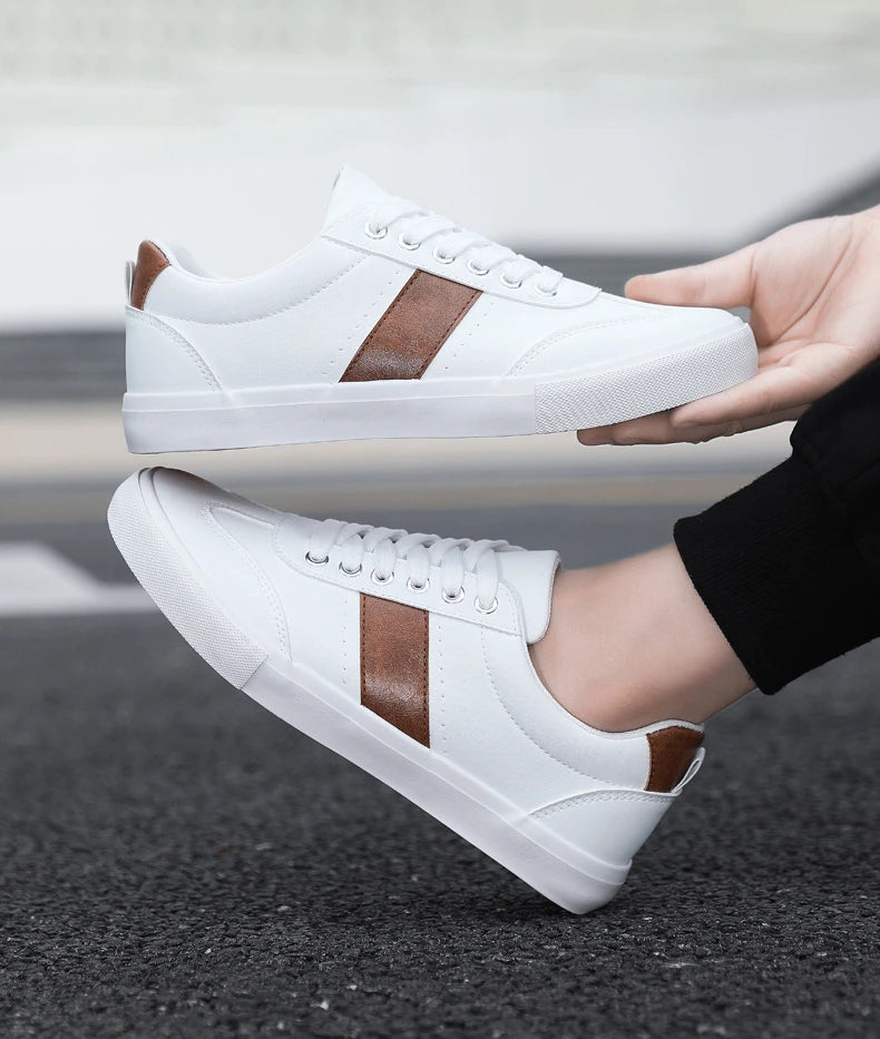 Sneakers Men 2026 Spring Board Shoes Men's Casual Shoes Breathable Student Casual Shoe Low Cut Color Blocked Men's Shoes