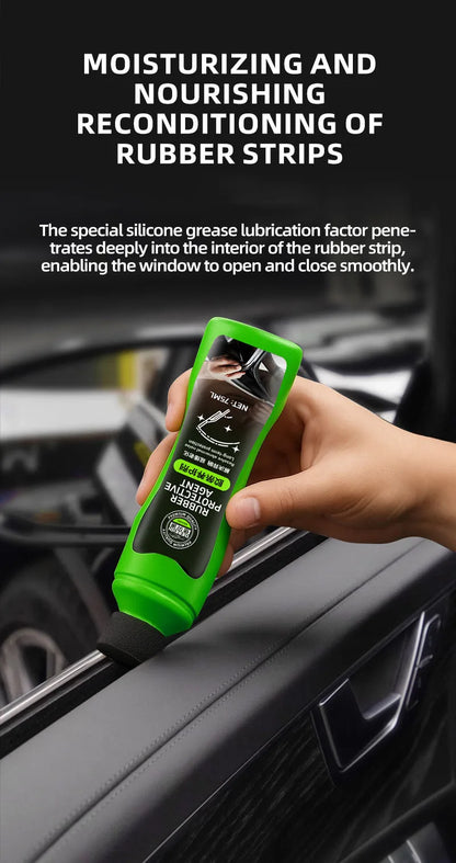 75ml Car Rubber Conditioner Rubber Strip Maintenance Agent Softening Agent Eliminates Noise Rubber Cleaner For Car SUV Vehicle