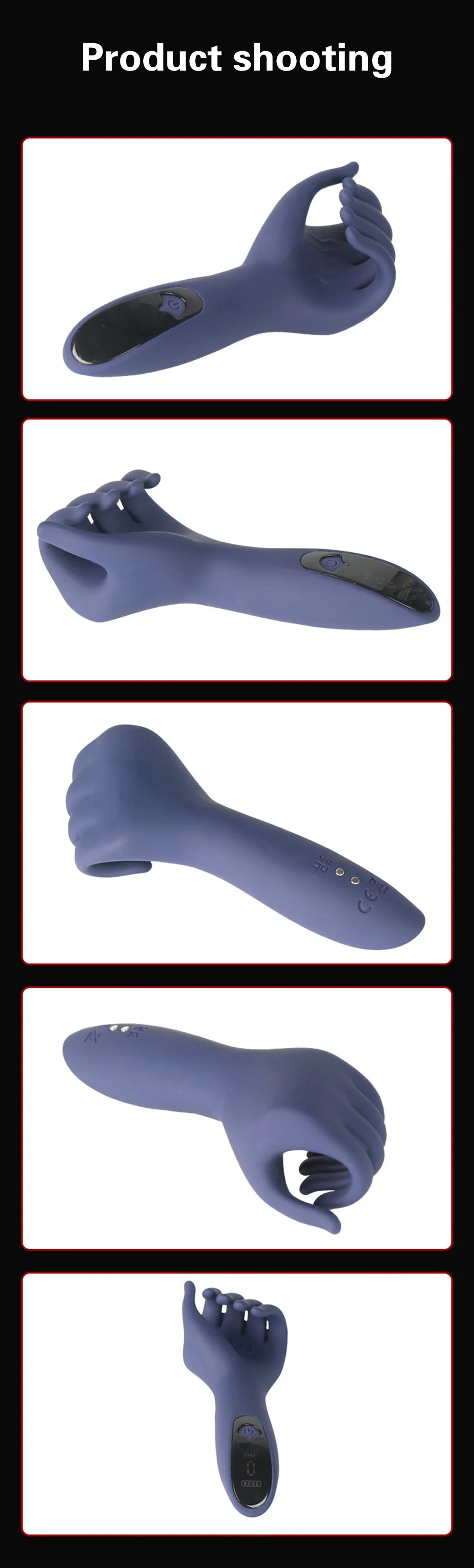 Glans Trainer for Men Powerful Vibrating Penis G Spot Masturbator Soft Fingertip Prolong Endurance Massage Vibrator Erotic Toys
