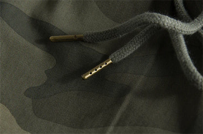 2024 Summer Men Camouflage Shorts Casual Elastic Waist Comfort Loose Jogging Pants Cotton Cargo Gym Running Shorts Beach Shorts