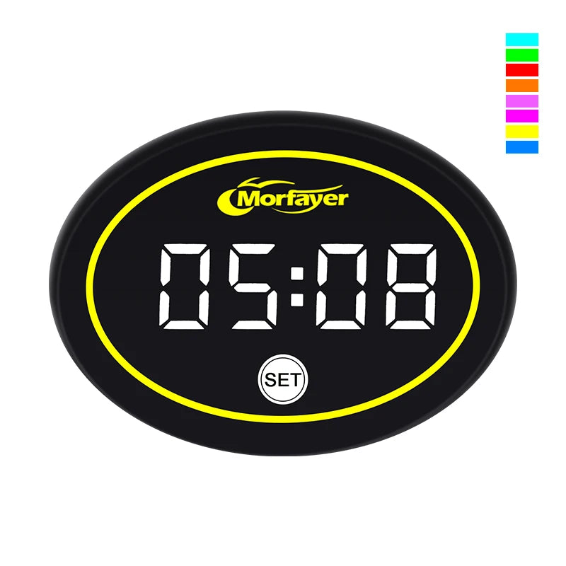 New Model Fashion Multi-functional  4-in-1 Motorcycle Touch Screen Voltmeter TIME TEMPERATURE With RGB