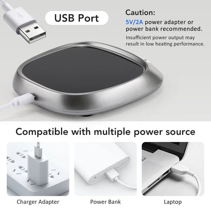 Coffee Mug Warmer Cup Heater for Home Office Electric Coaster Constant Temperature Hot Tea Makers Plate Milk Water Heating Pad