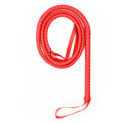 1.8M Long Faux Leather Bondage Whip Handle Riding Crop Fetish Flogger Sexy BDSM Toys for Adult Woman Halloween Costume Accessory