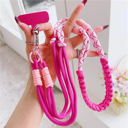New Korean Crossbody Mobile Phone Hanging Rope Neck Lanyard Wrist Strap DYM Removable Phone Lanyard Water Cup Hanging Rope