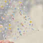 White Flower Petal Cherry Blossom Peach Blossom Falling Petal Floral Gradient 5D Self Adhesive Nail Art Sticker Manicure Decals