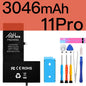 PINZHENG Real High Capacity Battery For iPhone X XR XS Max 12 13 Mini Pro Max 11 Pro Max Replacement Bateria Warranty One Year