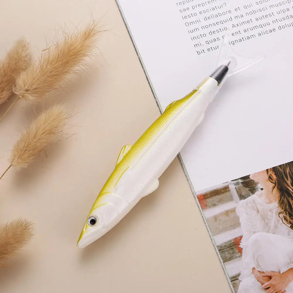 1pcs Novelty 0.5mm Gel Pen Cute Ocean Fish Ballpoint Pen For Writing Creative Office Gift School Supplies Stationery Kawaii Pens