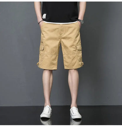 Men's Summer Military Camouflage Shorts Casual Cotton Camo Loose Cargo Shorts Male Bermuda Camuflada Plus Size 5XL