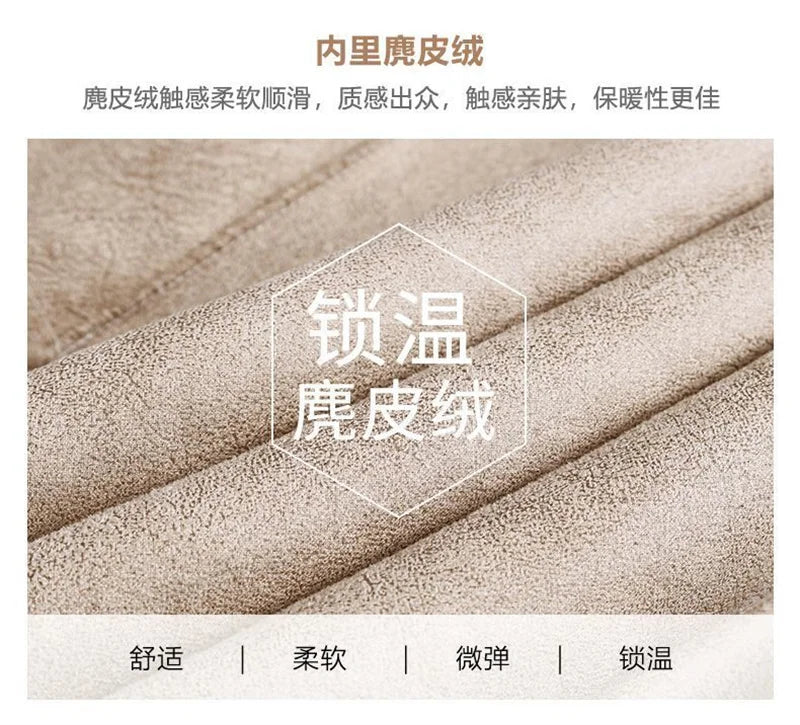 Female Winter Slim Grain Wool Middle Long Coat Women New Middle-Aged And Elderly Cashmere Thickened Imitation Lamb Wool Overcoat