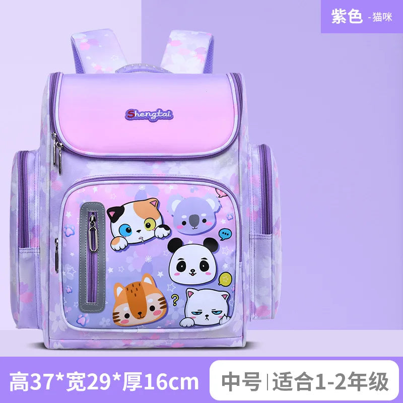 2026 Waterproof Children School bags for Boys Girls Kids Cartoon Schoolbag Orthopedic Primary School backpack mochilas infantil
